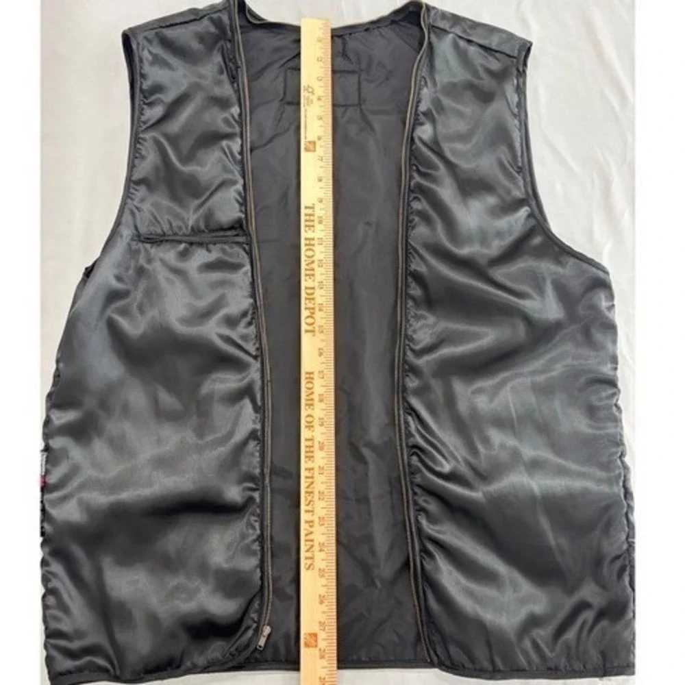 Wilsons Leather Thinsulate Zip In Vest‎ Liner Mens Large Black